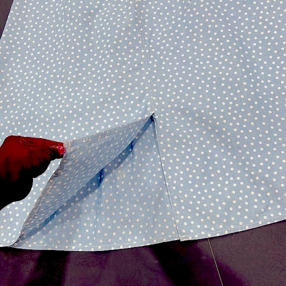 Vintage 90s Polka Dot Liz Wear Flared Skirt - Picture 11 of 16